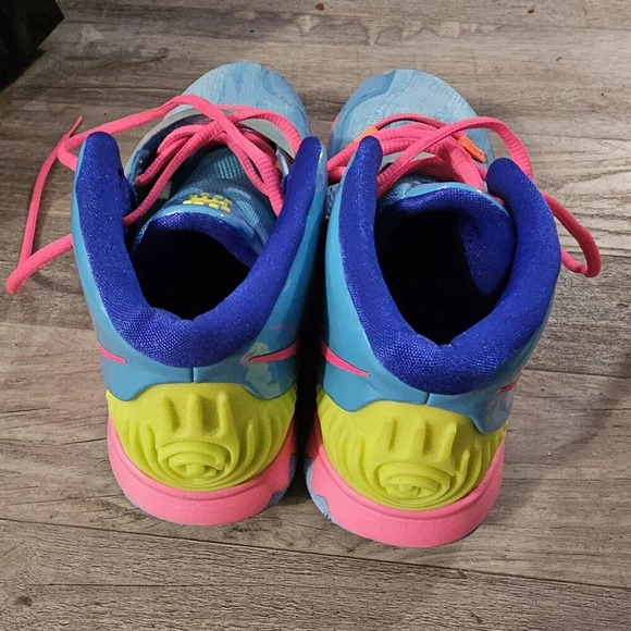 Nike Kyrie 6 GS Pool Party VI Irving Mavs Neon Retro RARE Size 7Y - Picture 7 of 10